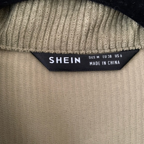 SHEIN Olive Green Shacket - Picture 2 of 3